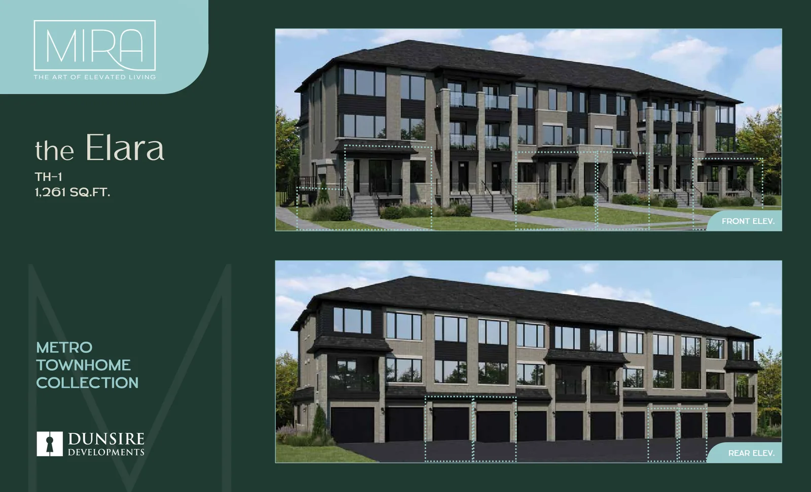 Elara model elevation, Mira Metro